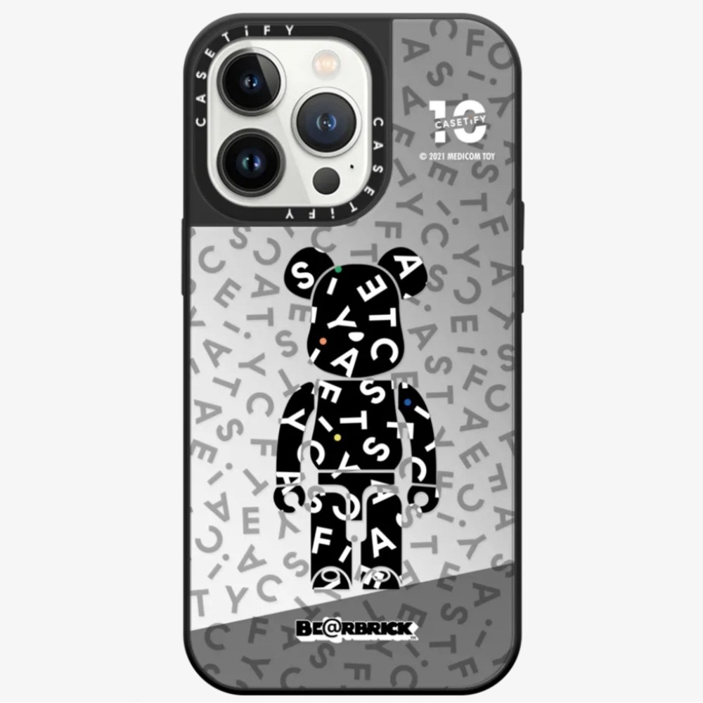 Casetify 10th Anniversary Monogram bearbrick 
Mirror MagSafe iPhone 13 Pro case